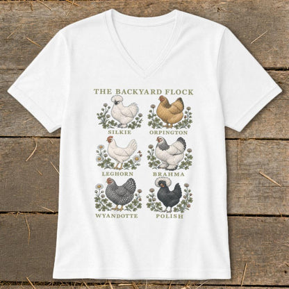 The Backyard Flock V-neck