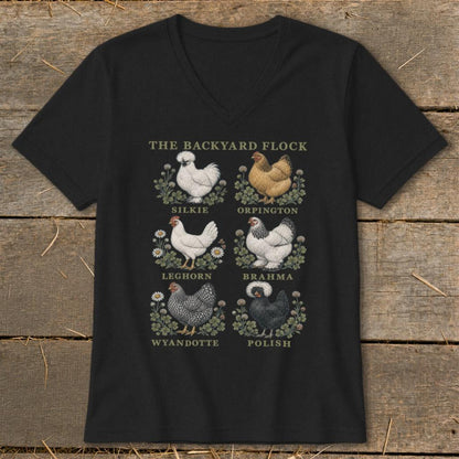 The Backyard Flock V-neck