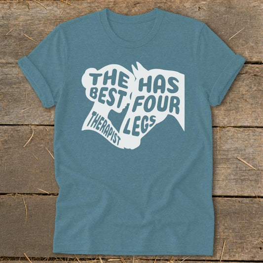 The Best Therapist Softstyle Tee - Heather Deep Teal