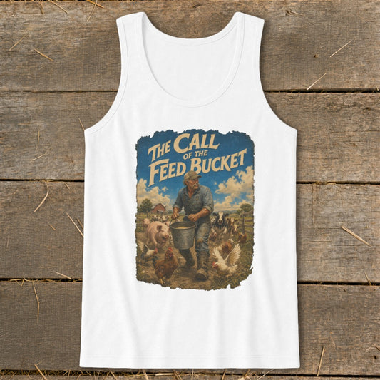 The Call of the Feed Bucket Tank Top