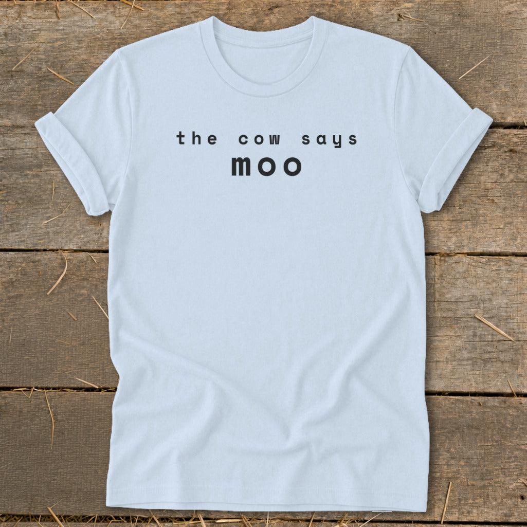 The Cow Says Moo Softstyle Tee