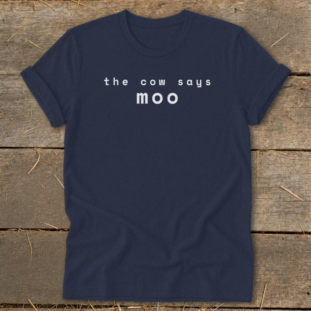 The Cow Says Moo Softstyle Tee