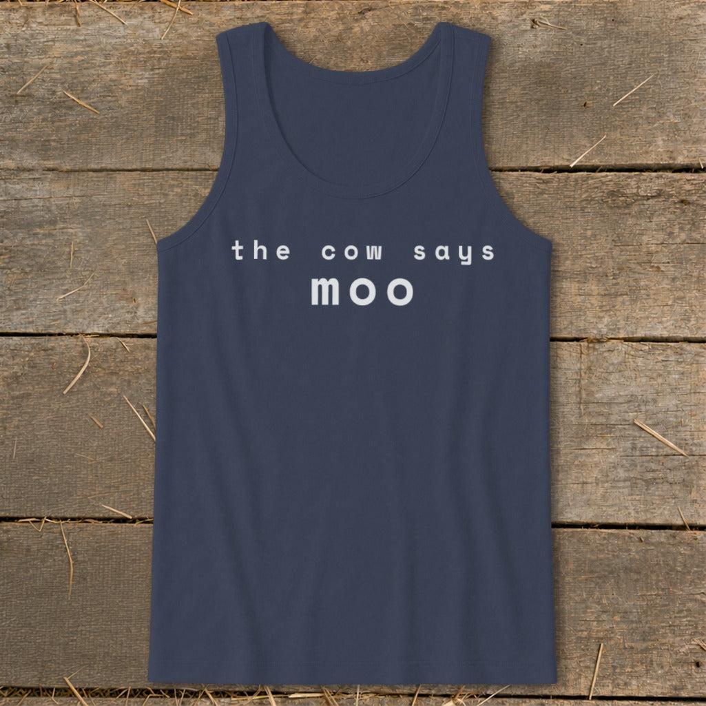 The Cow Says Moo Tank Top
