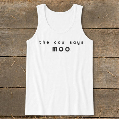 The Cow Says Moo Tank Top