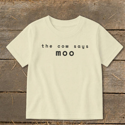 The Cow Says Moo Toddler Tee