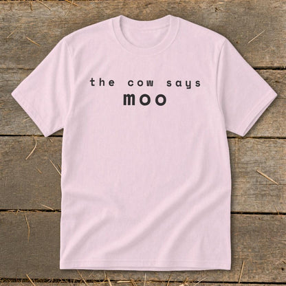 The Cow Says Moo Youth Tee
