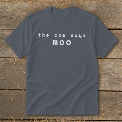 The Cow Says Moo Youth Tee