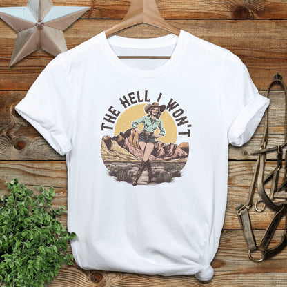 The Hell I Won't Softstyle Tee