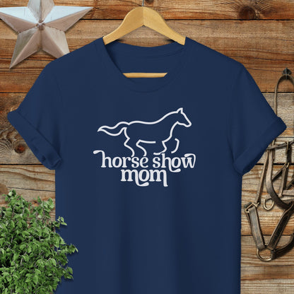 The Horse Show Mom Softstyle Tee