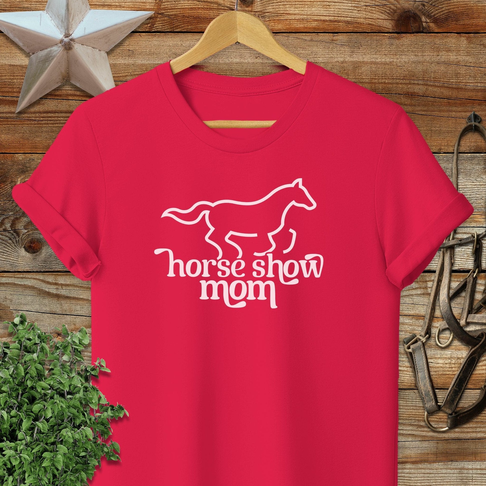 The Horse Show Mom Softstyle Tee