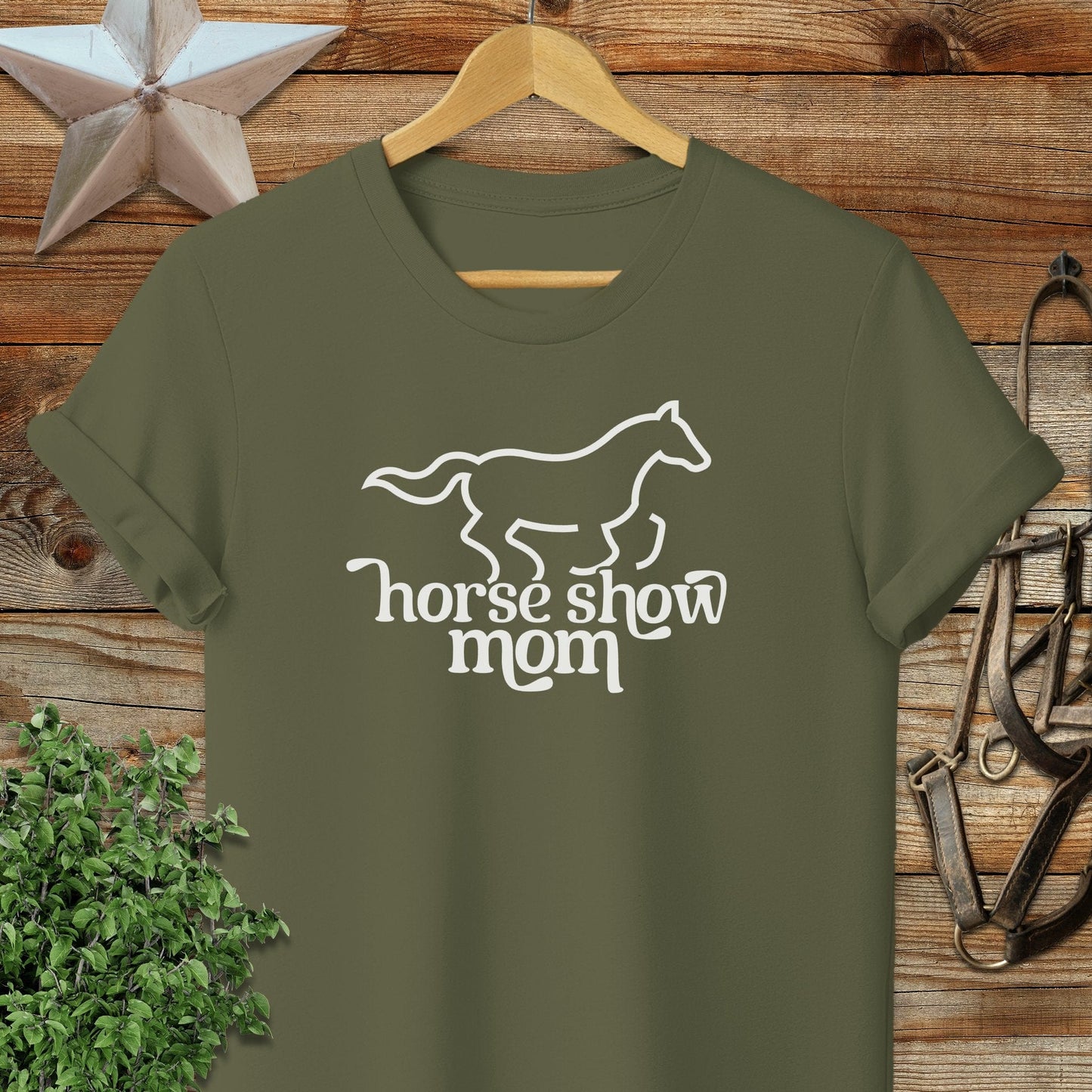 The Horse Show Mom Softstyle Tee