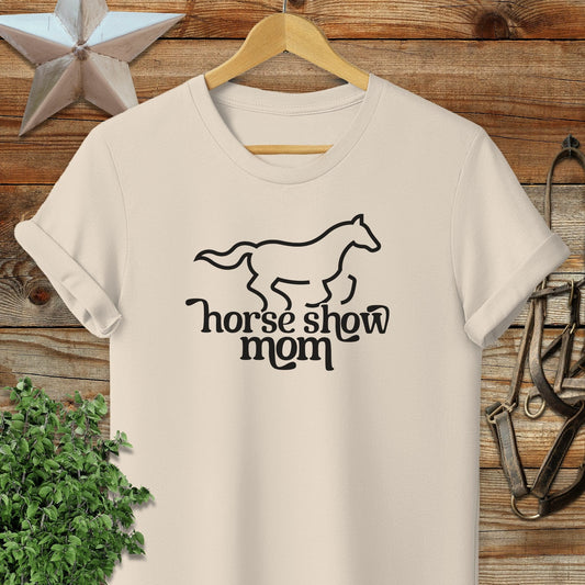 The Horse Show Mom Softstyle Tee