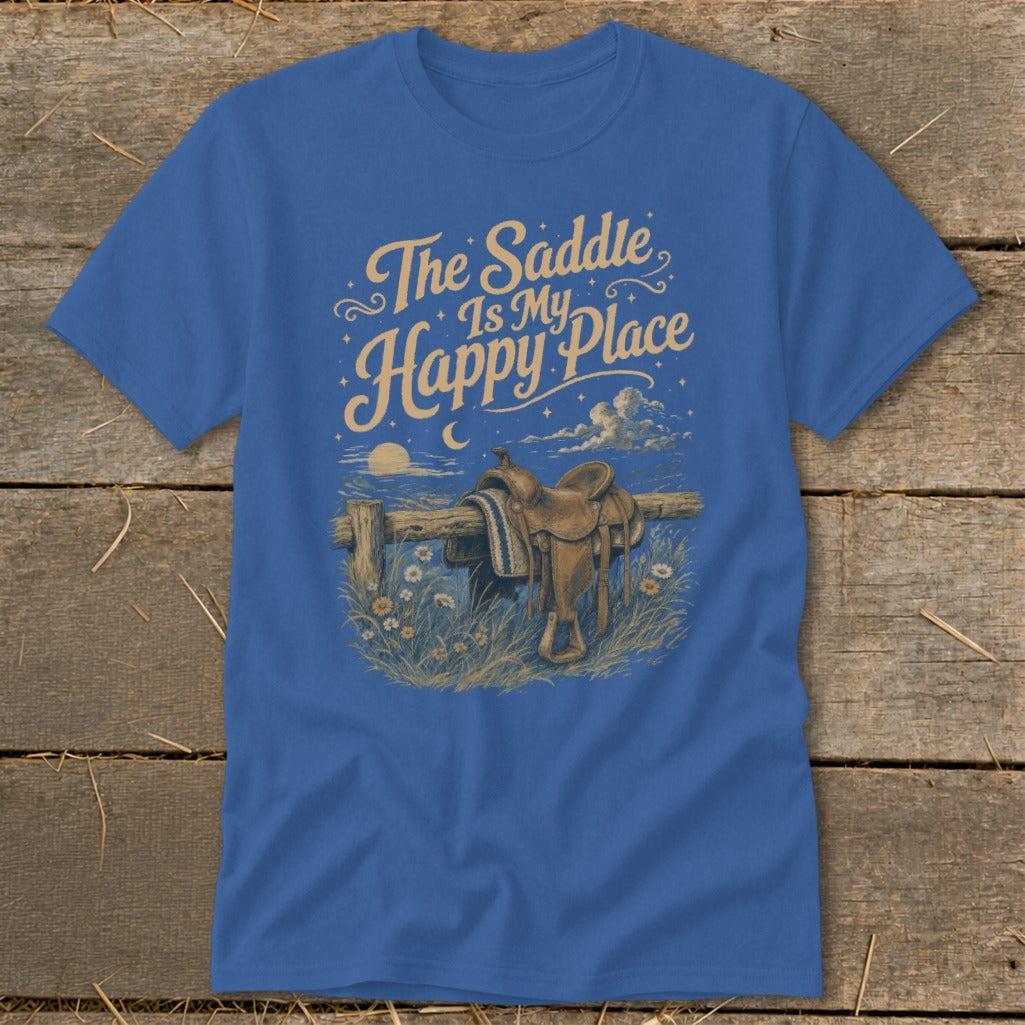The Saddle Is My Happy Place Classic Tee