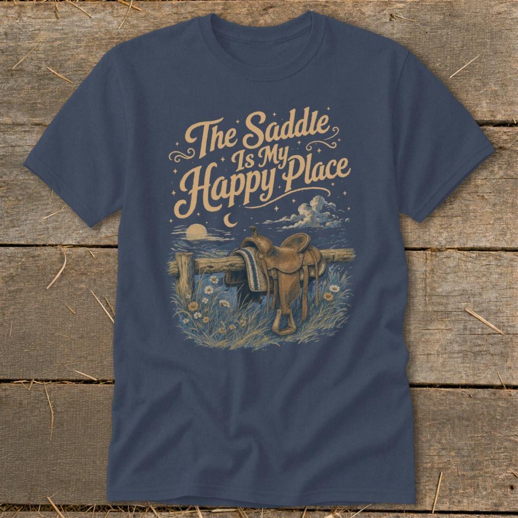 The Saddle Is My Happy Place Classic Tee