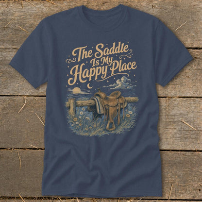 The Saddle Is My Happy Place Classic Tee