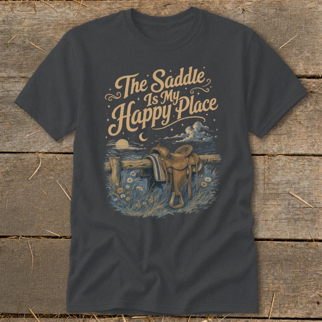 The Saddle Is My Happy Place Classic Tee