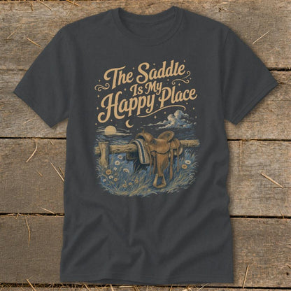 The Saddle Is My Happy Place Classic Tee