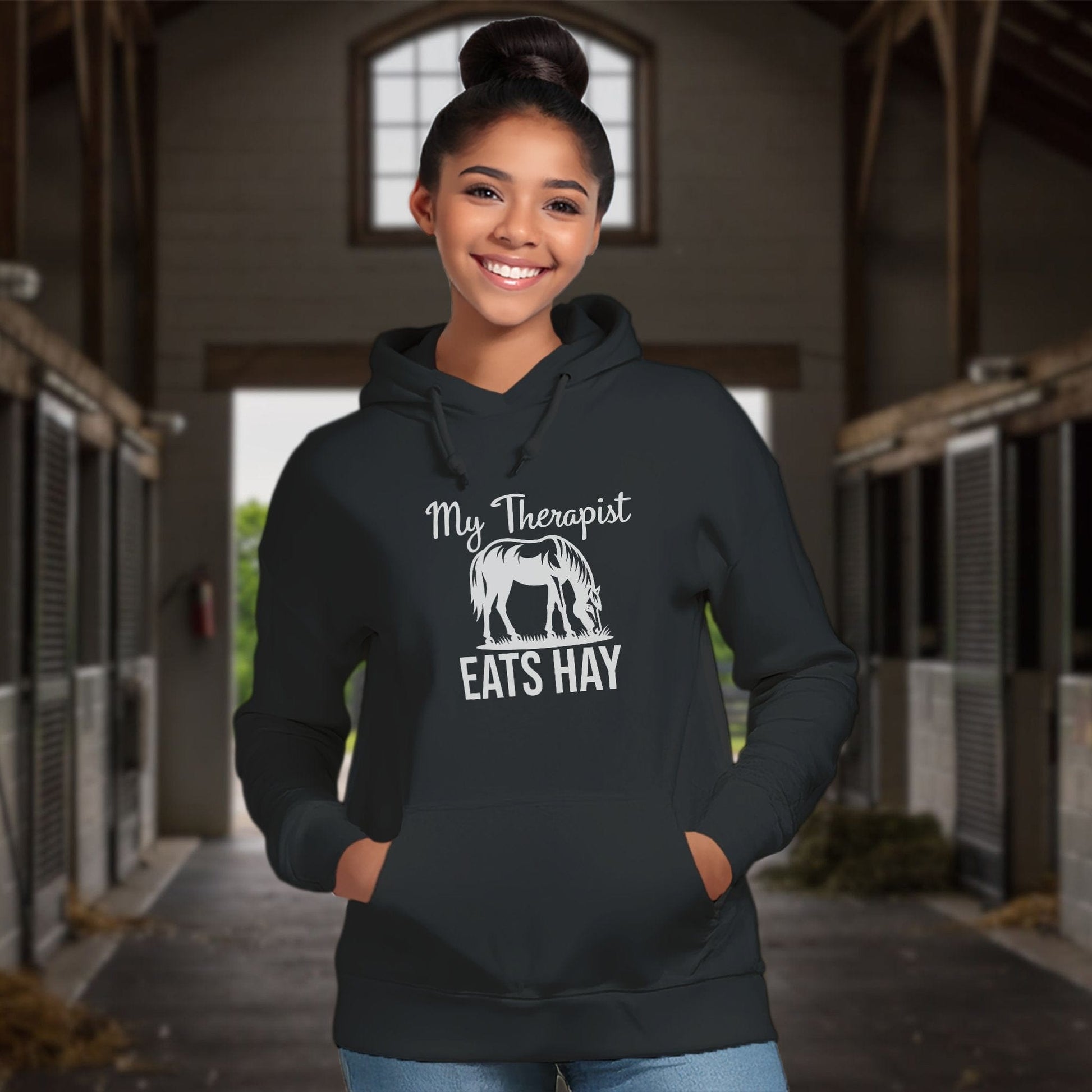 Therapist Eats Hay Hoodie