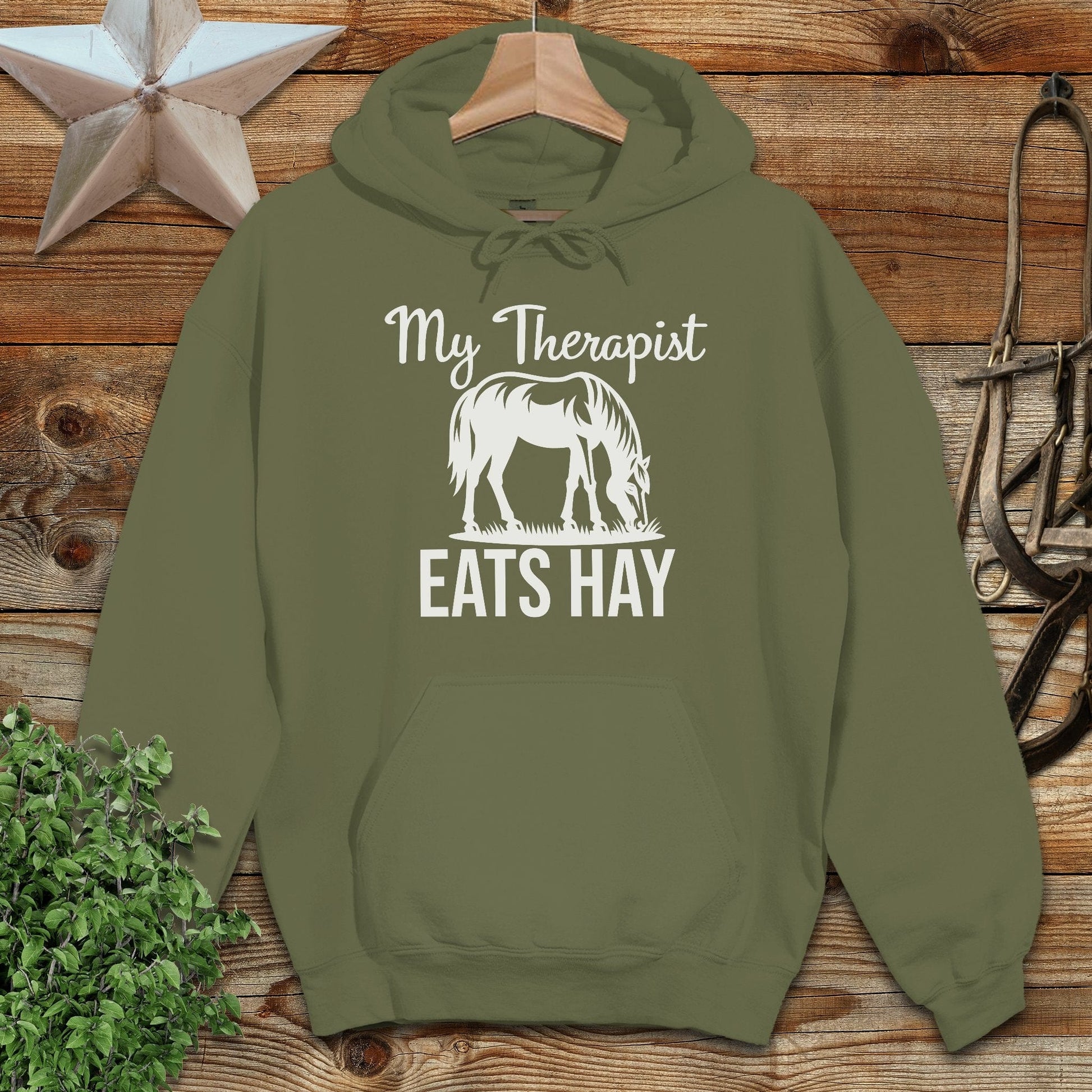 Therapist Eats Hay Hoodie