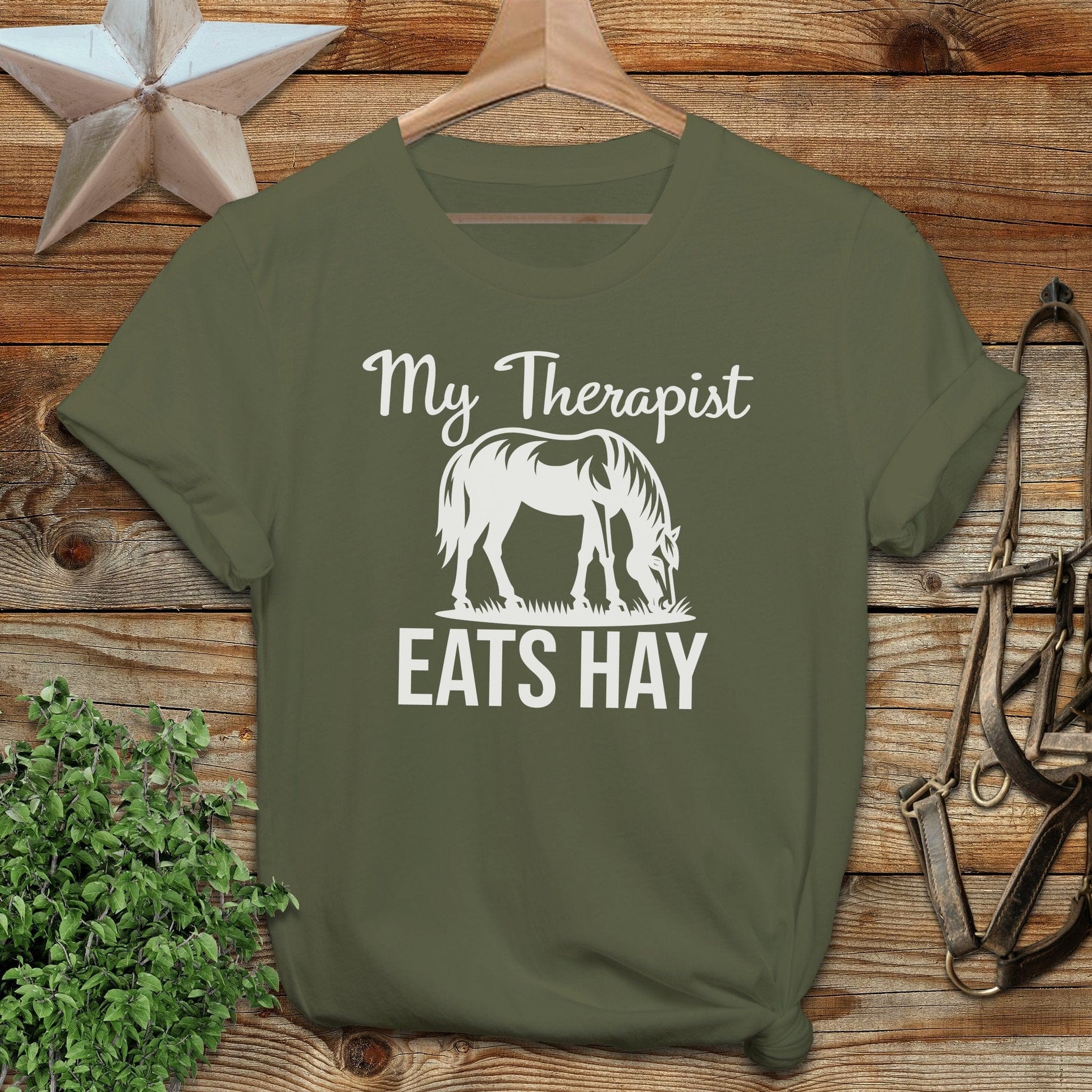 Therapist Eats Hay Softstyle Tee