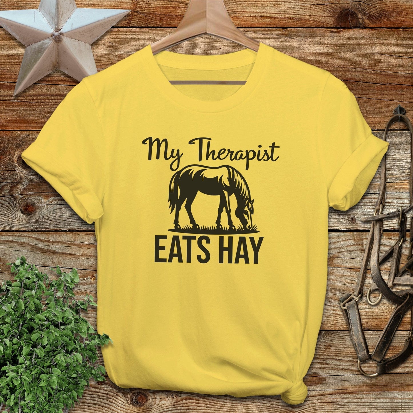 Therapist Eats Hay T-shirt