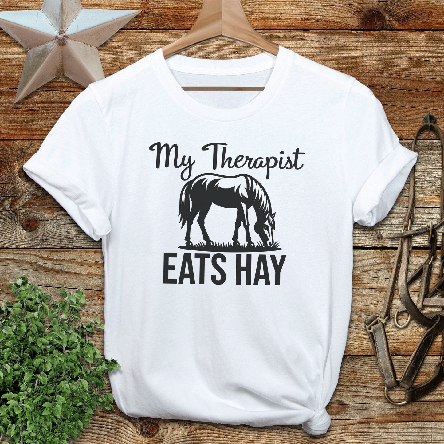 Therapist Eats Hay T-shirt