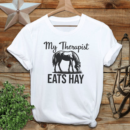 Therapist Eats Hay T-shirt