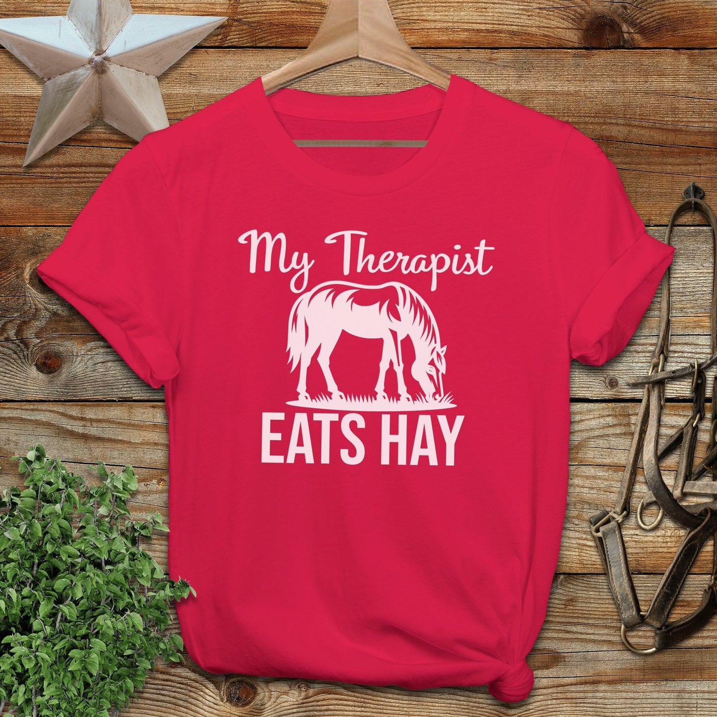 Therapist Eats Hay T-shirt