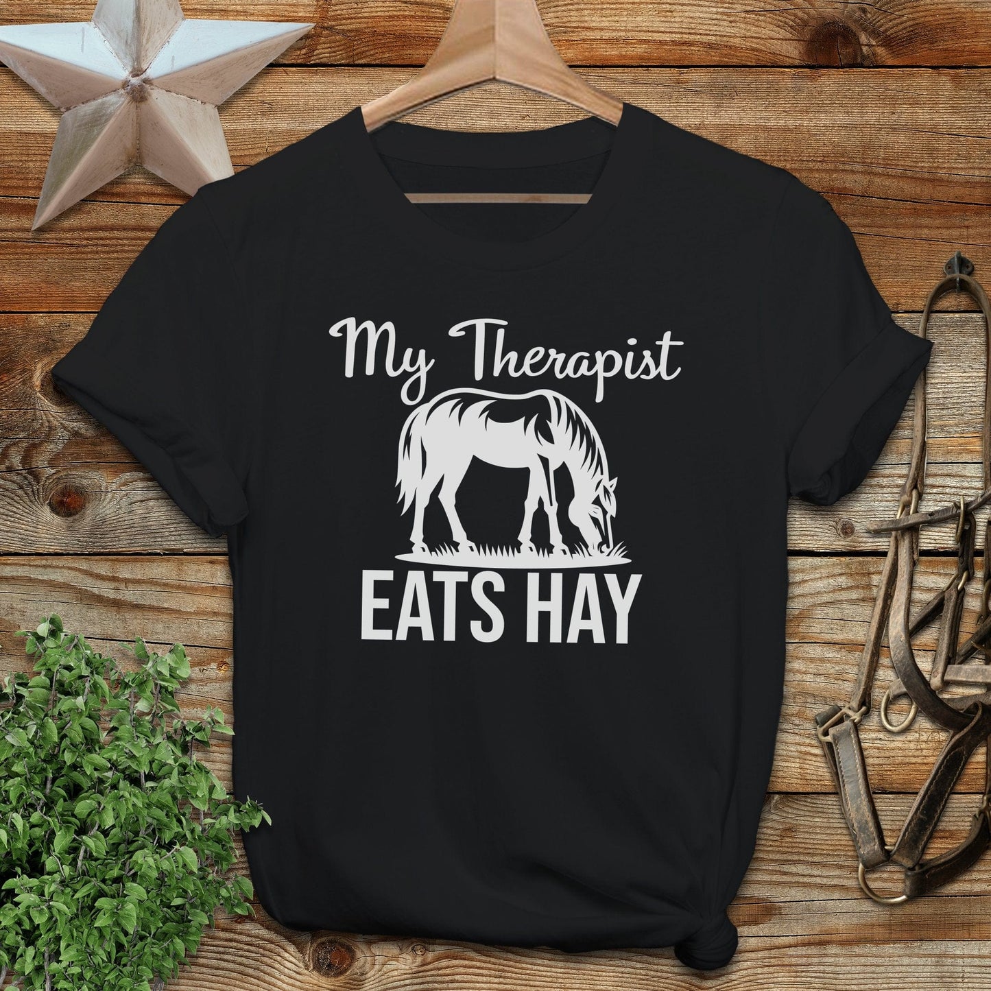 Therapist Eats Hay T-shirt