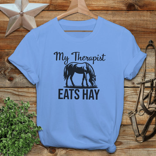 Therapist Eats Hay T-shirt