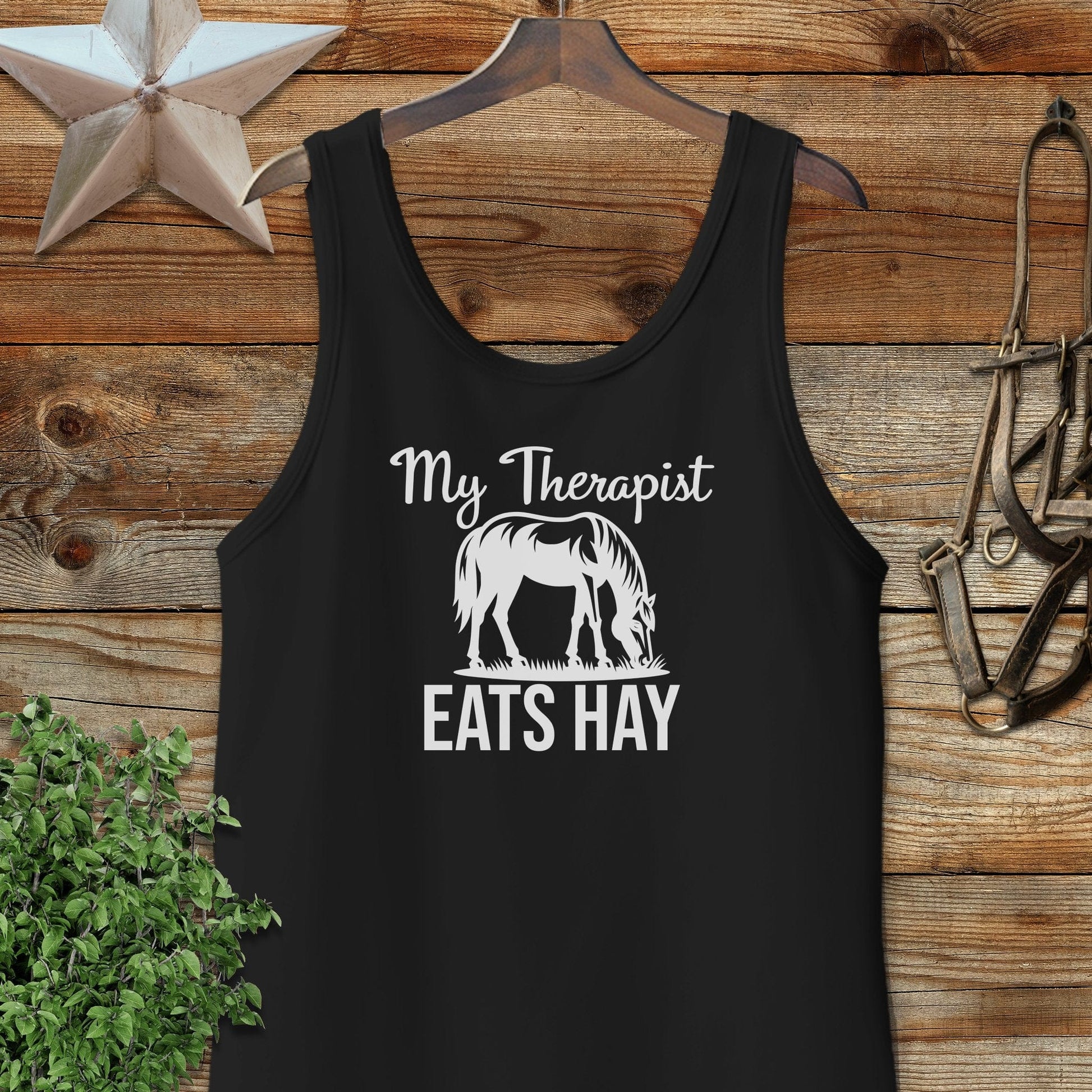 Therapist Eats Hay Tank Top