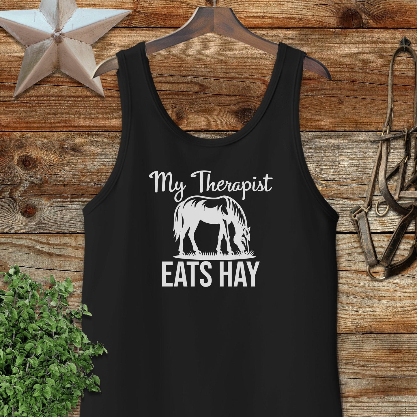 Therapist Eats Hay Tank Top