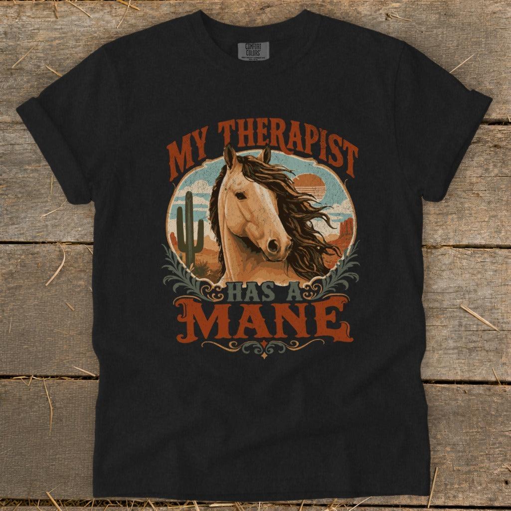 Therapist Has a Mane Signature Tee