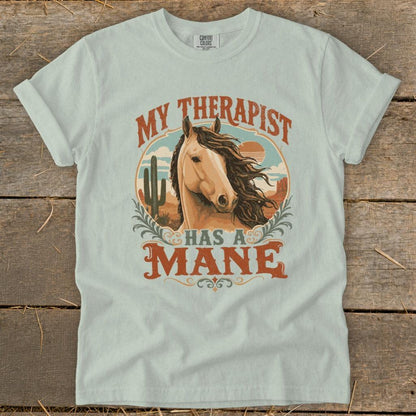 Therapist Has a Mane Signature Tee