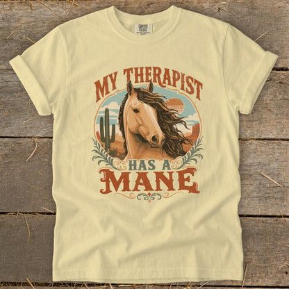 Therapist Has a Mane Signature Tee