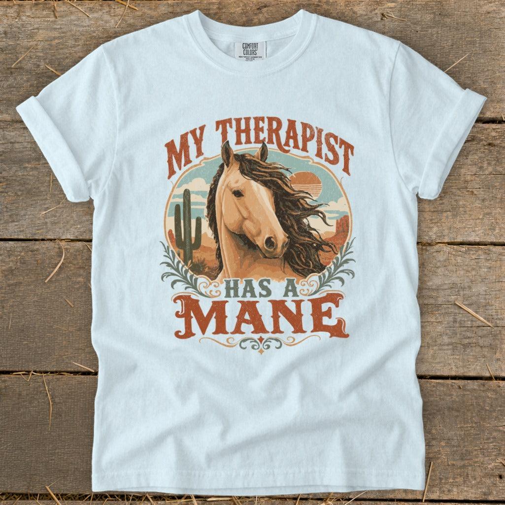 Therapist Has a Mane Signature Tee