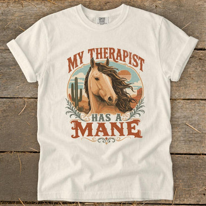 Therapist Has a Mane Signature Tee