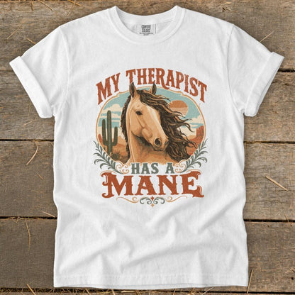 Therapist Has a Mane Signature Tee