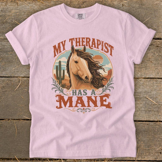 Therapist Has a Mane Signature Tee