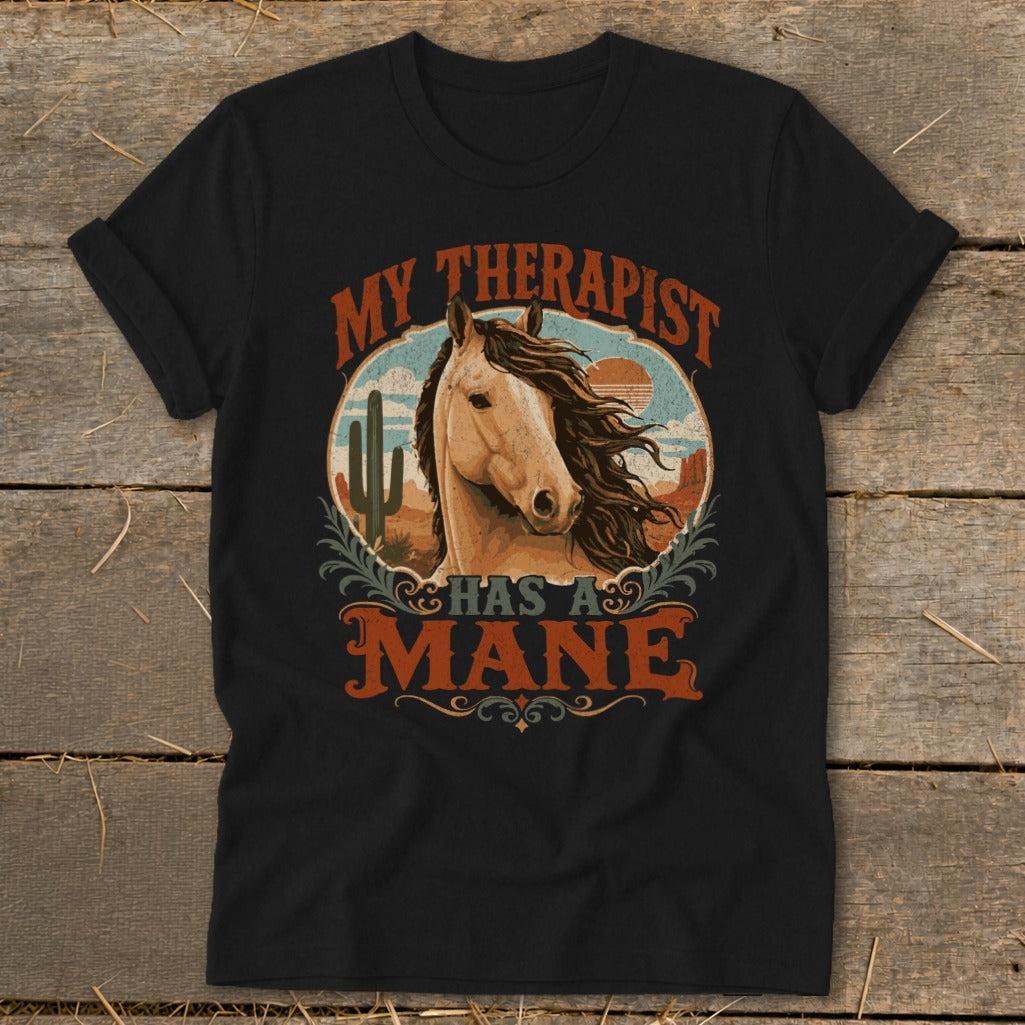 Therapist Has a Mane Softstyle Tee