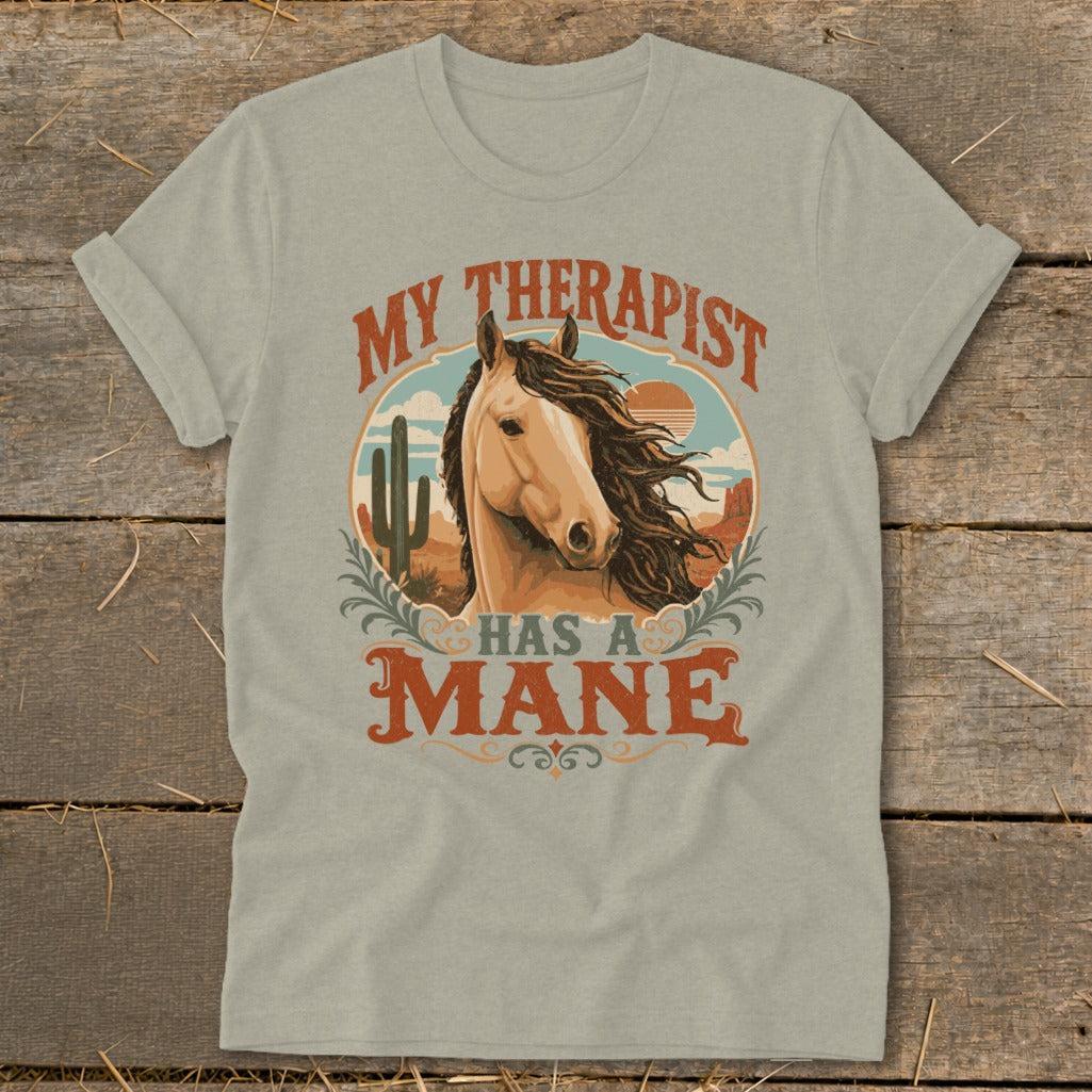 Therapist Has a Mane Softstyle Tee
