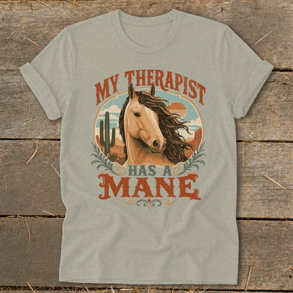 Therapist Has a Mane Softstyle Tee