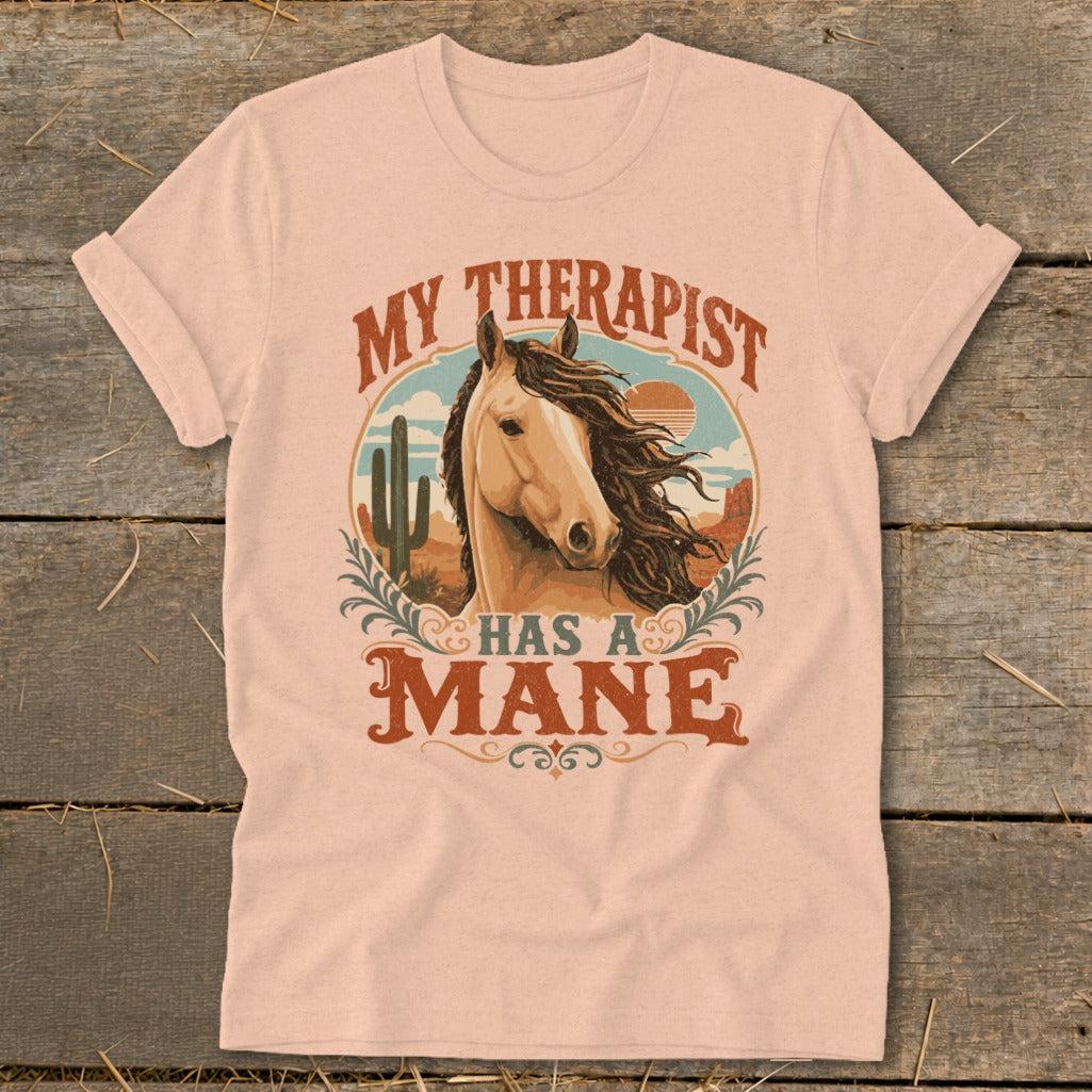 Therapist Has a Mane Softstyle Tee