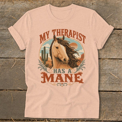 Therapist Has a Mane Softstyle Tee