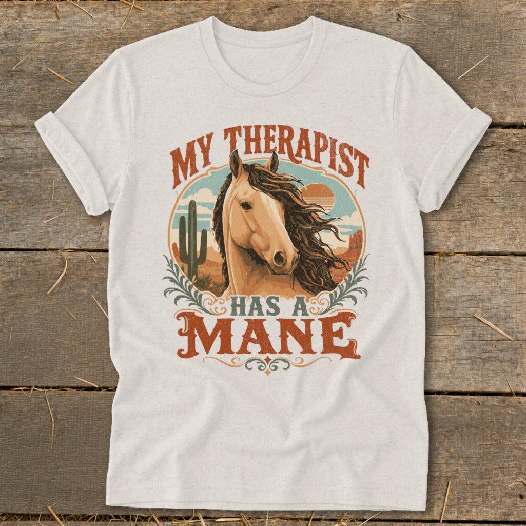Therapist Has a Mane Softstyle Tee
