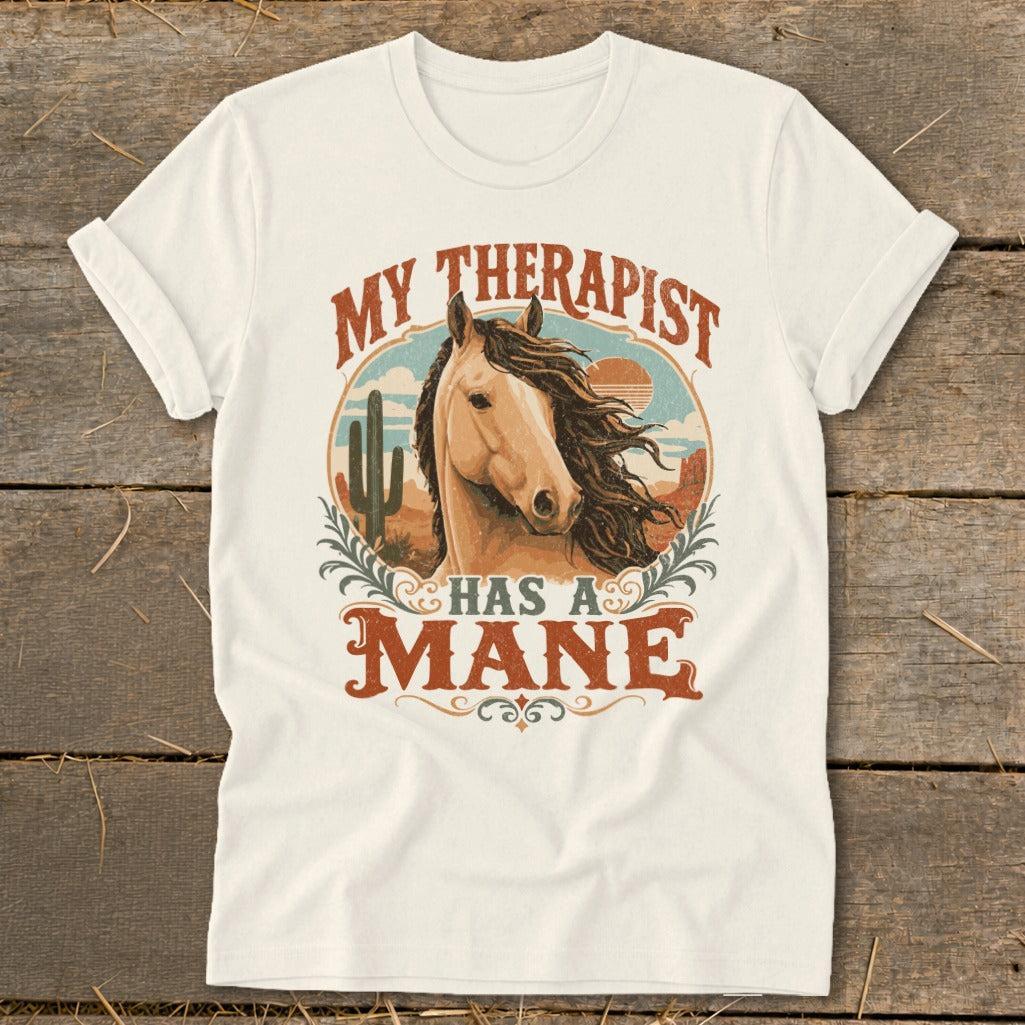 Therapist Has a Mane Softstyle Tee