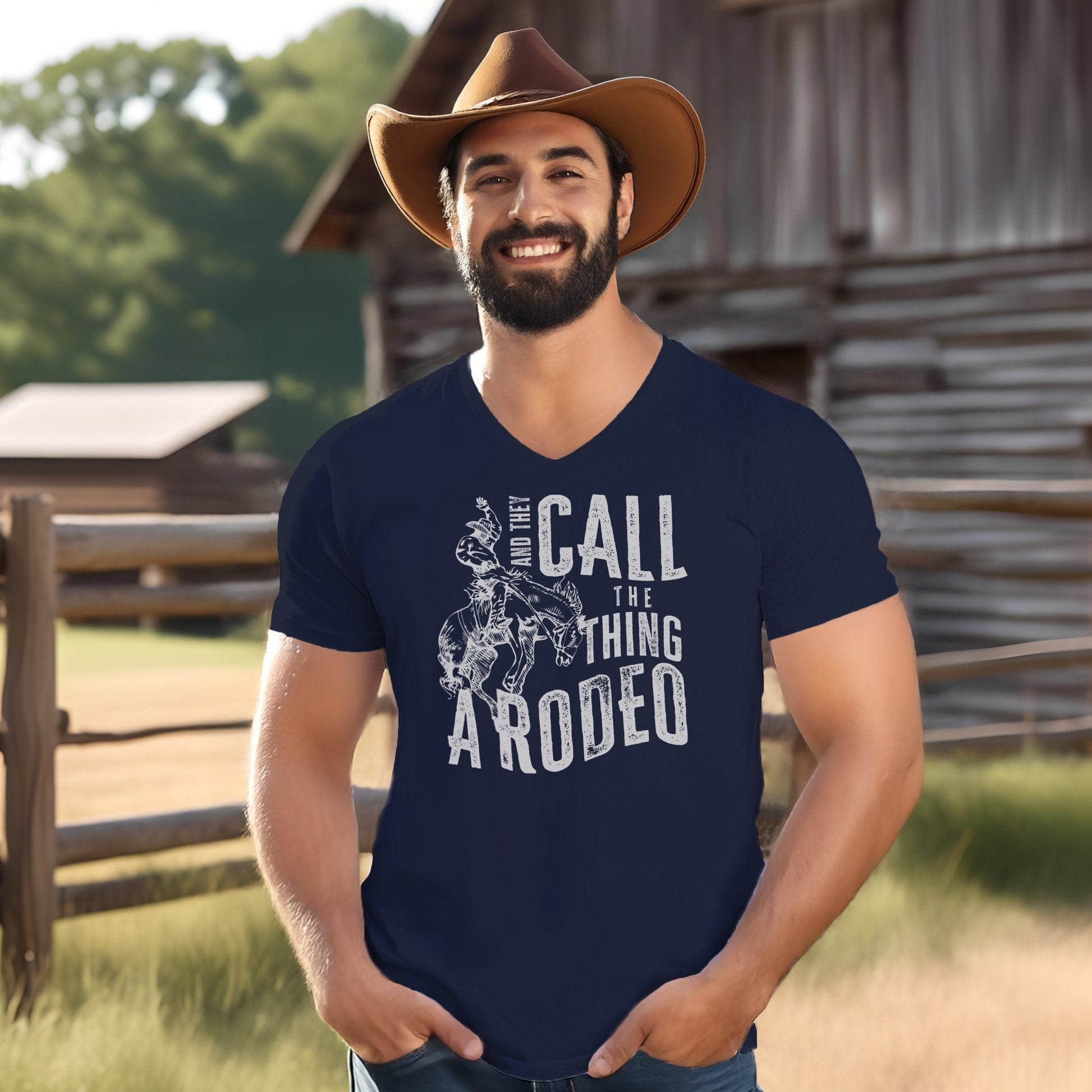 They Call Rodeo V-neck