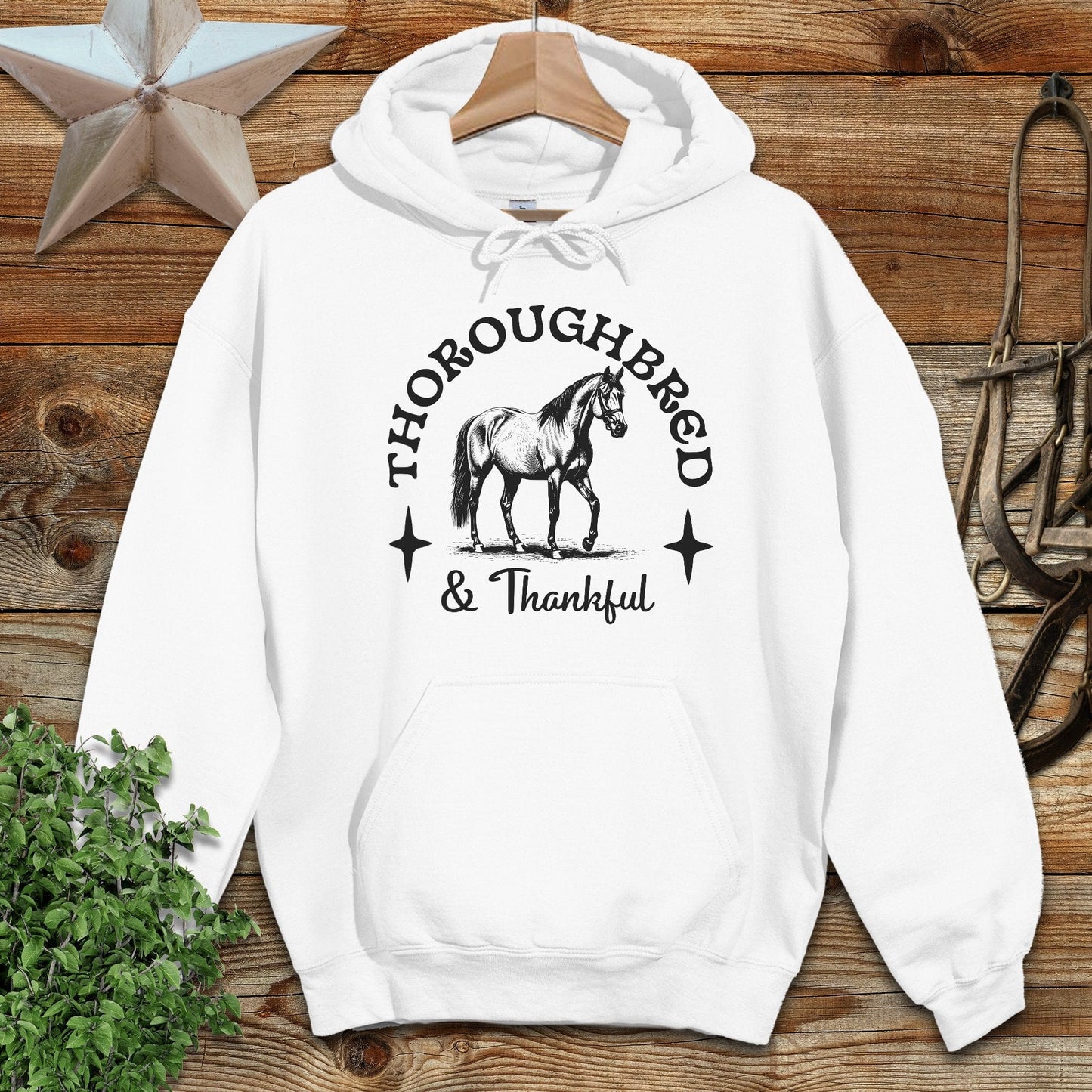 Thoroughbred and Thankful Hoodie