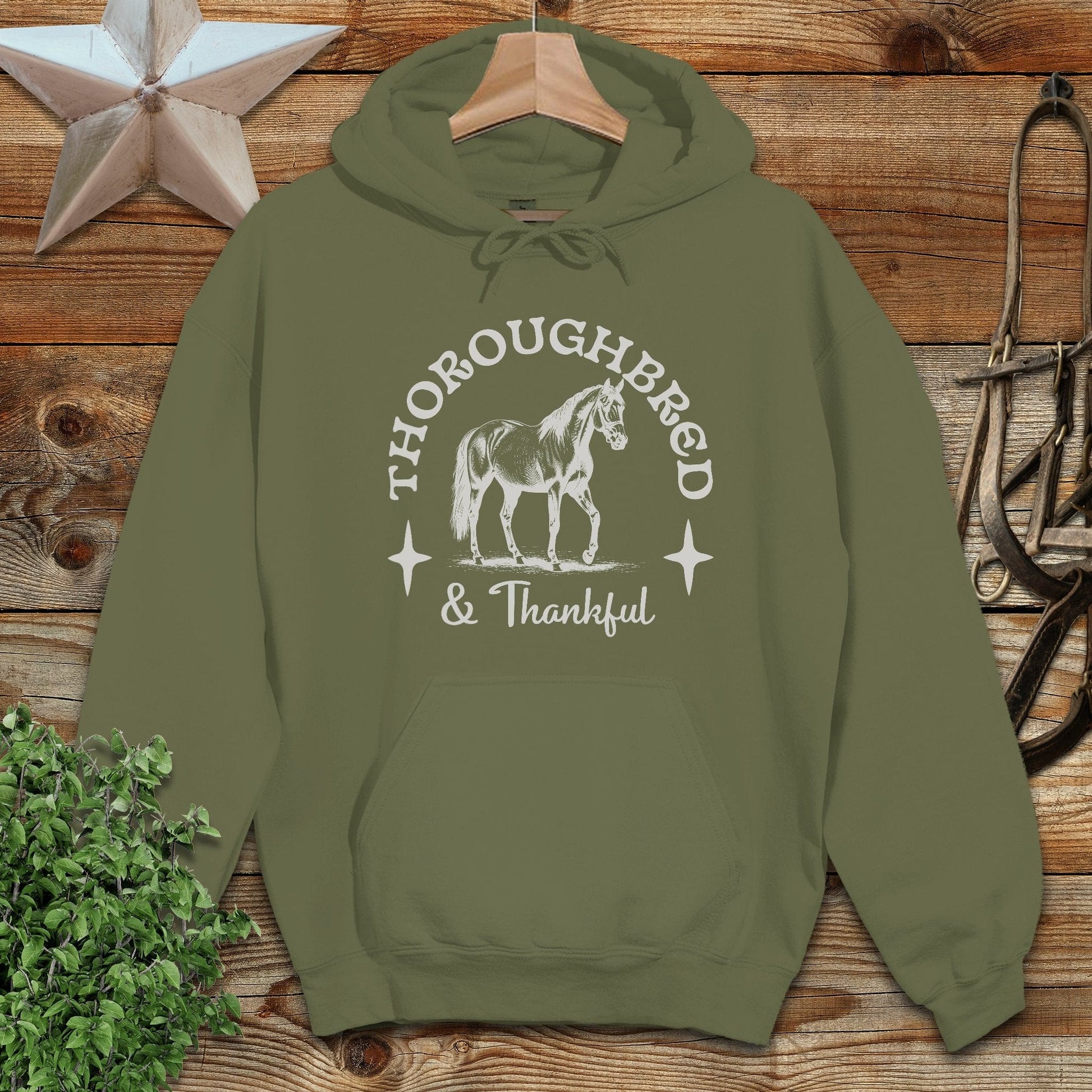 Thoroughbred and Thankful Hoodie