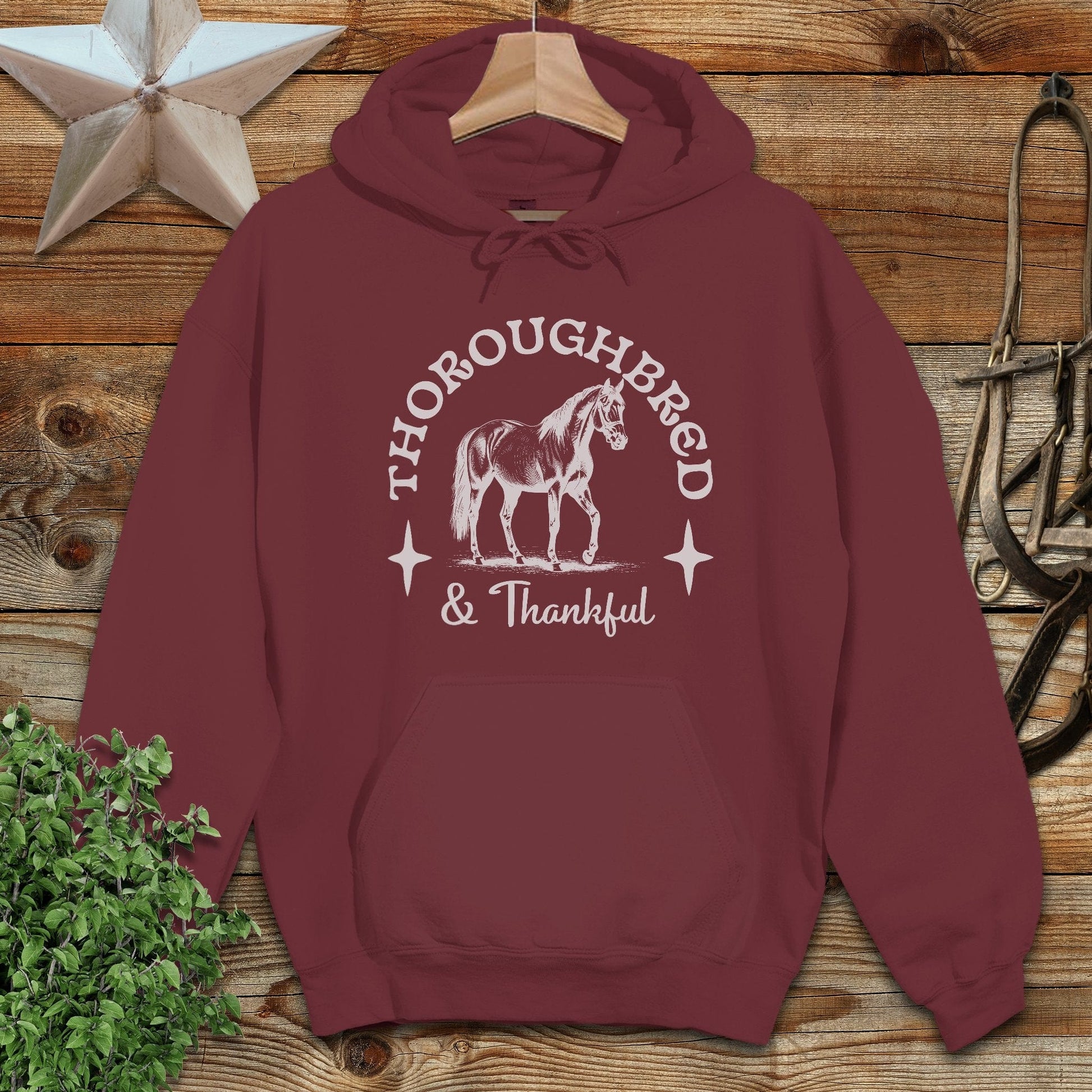 Thoroughbred and Thankful Hoodie